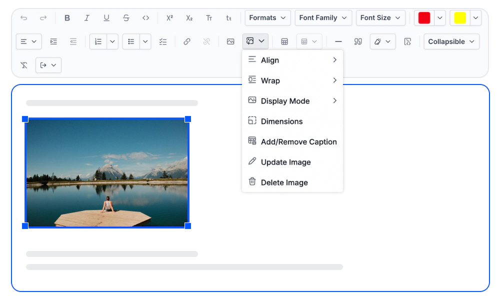 Headless Editor images and file handling.