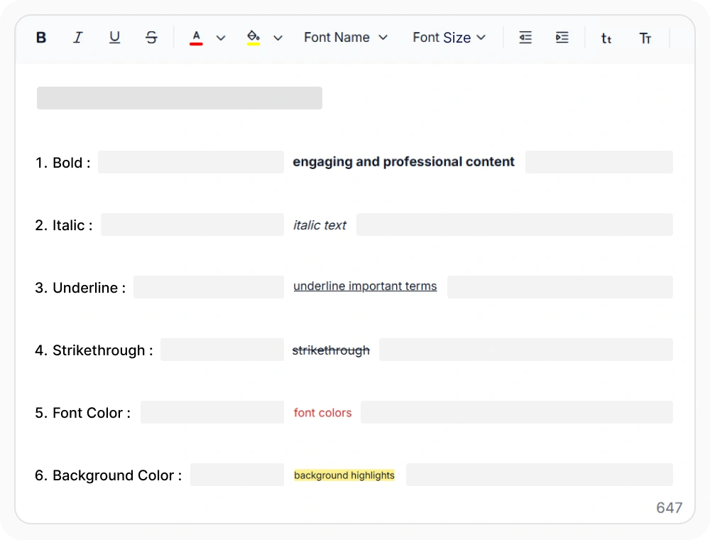 React Rich Text Editor text styling and colors