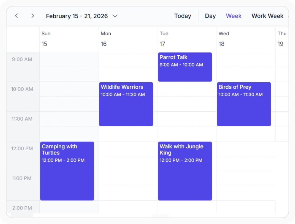 [React Scheduler with local JSON appointment data]
