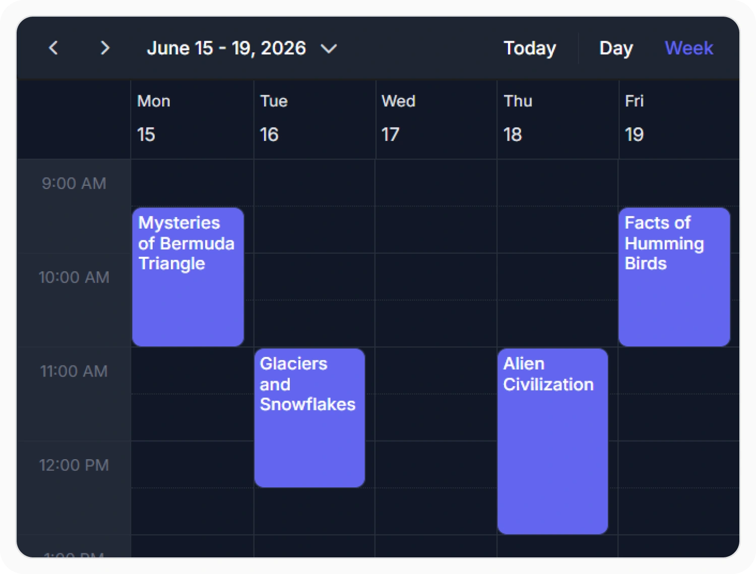 Dark mode theme for React Scheduler