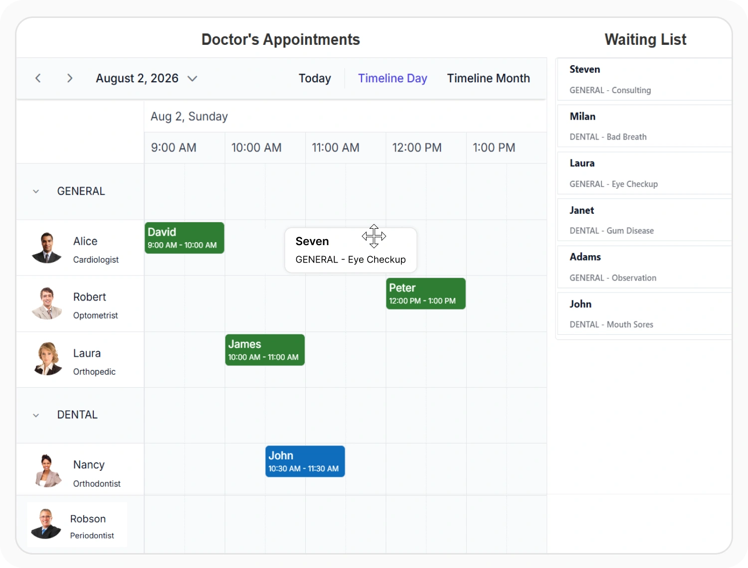 External drag and drop in React Scheduler