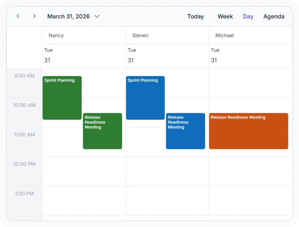 Multiple resource assignment in React Scheduler
