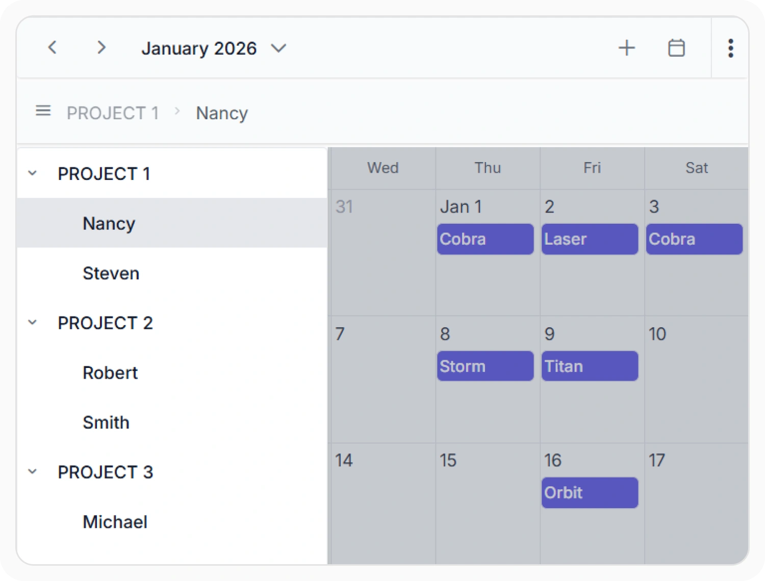 React Scheduler with responsive layouts