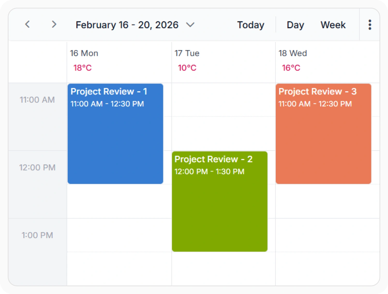 Custom color for Scheduler
