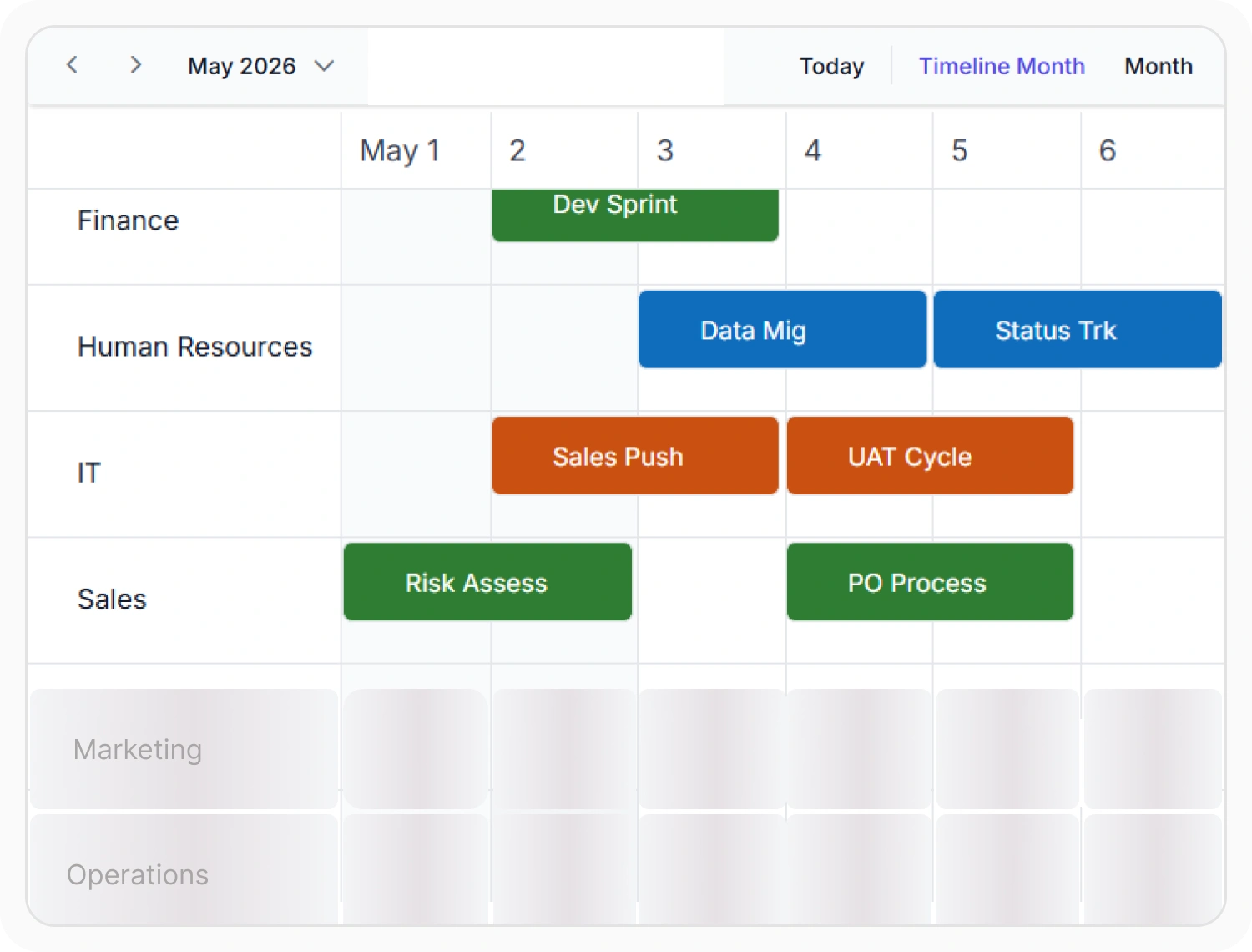 Virtual scrolling in React Scheduler