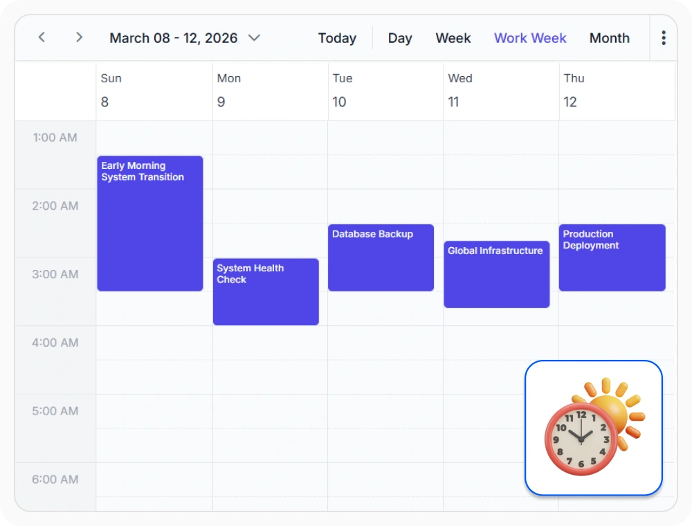 Daylight saving time handling in React Scheduler