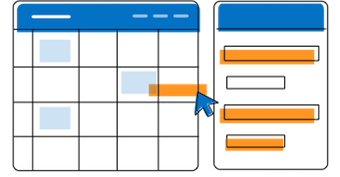 Vue Scheduler events - external drag and drop