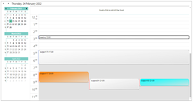 WinForms Scheduler dayview