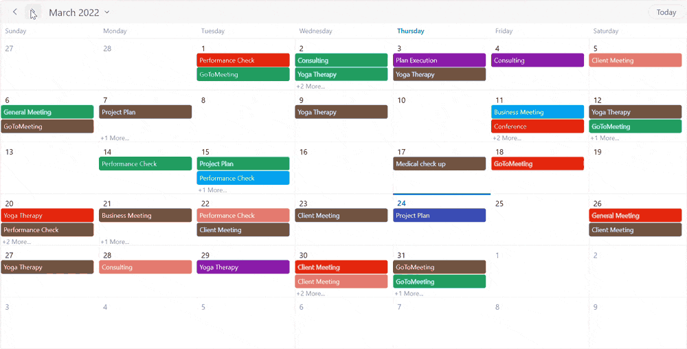 WinUI Scheduler Loading Appointments on Demand