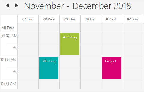 First day of the week in WPF Scheduler