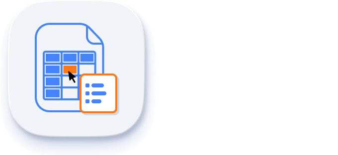 Context menu in Angular Spreadsheet.
