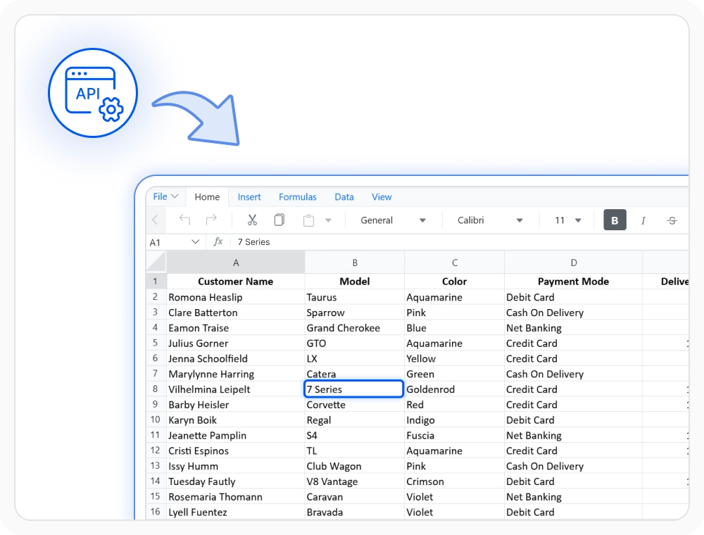Programmatic editing in React Spreadsheet Editor