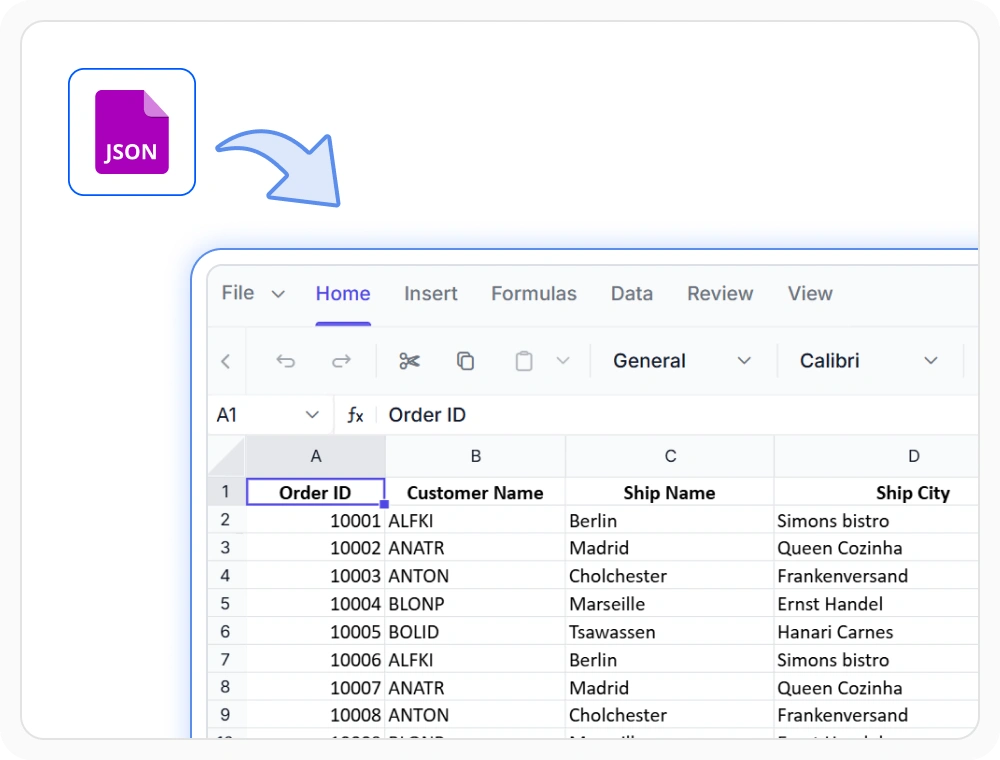 Local data binding in React Spreadsheet Editor