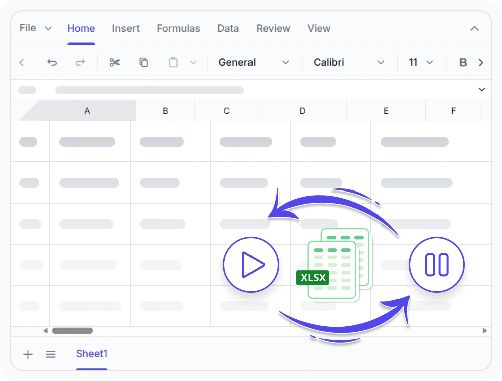 Virtual scrolling in React Spreadsheet Editor