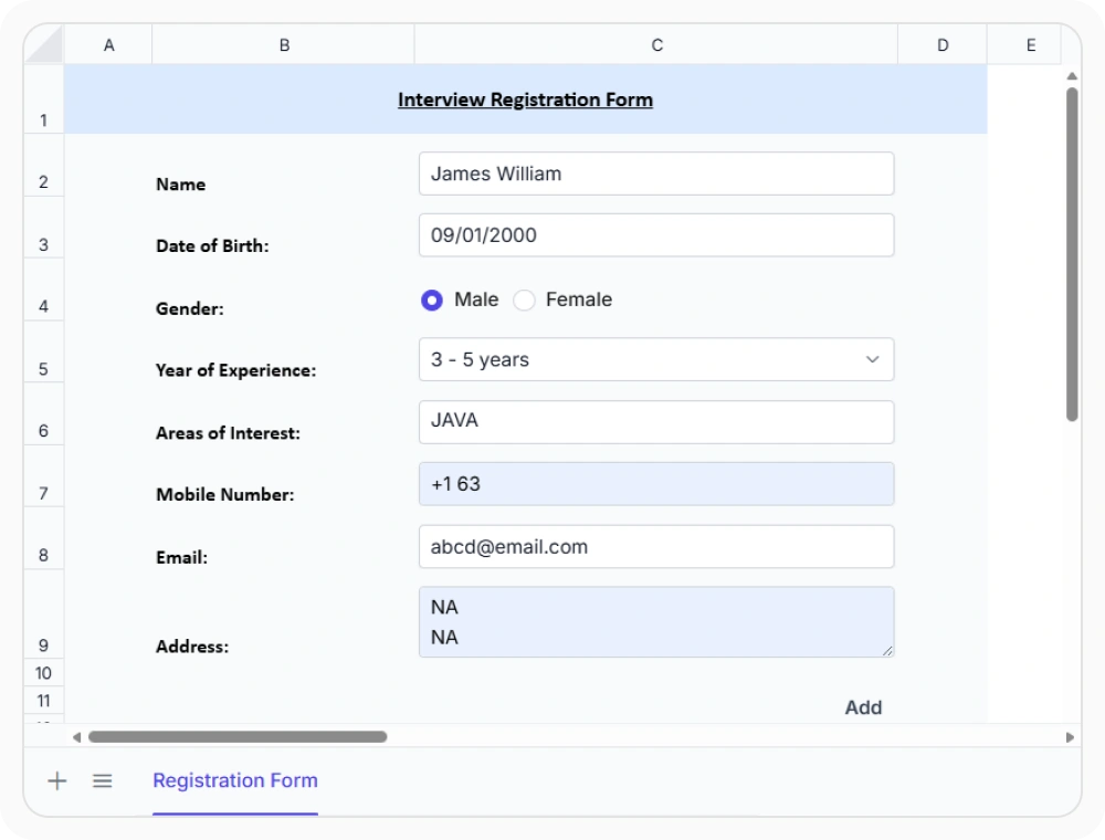 Custom cell templates in React Spreadsheet Editor