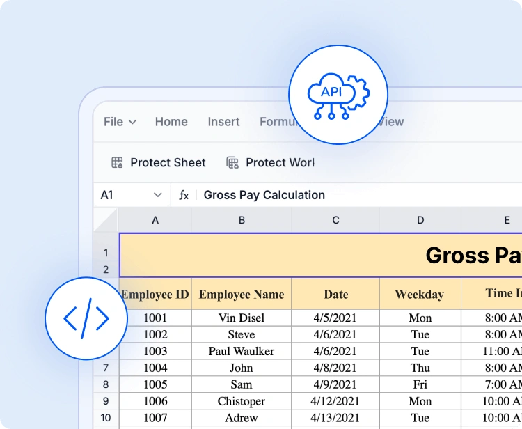 API based file management.