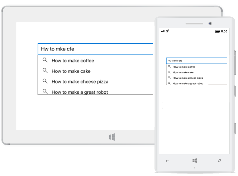 Search based on the logic for mispelled words