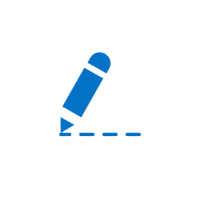 UWP Busy Indicator control showing pen animation.