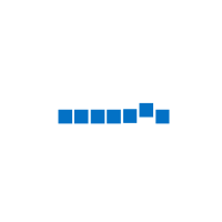 UWP Busy Indicator control showing rectangle animation.