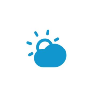 UWP Busy Indicator control showing sunrise animation.