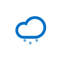 UWP Busy Indicator control showing snow animation.