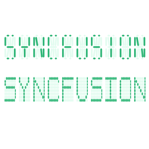 UWP Digital Gauge showing letters.