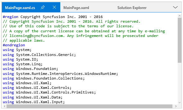 Tabbed Document Interface for UWP - TDI