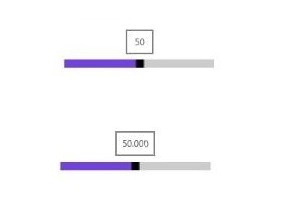 UWP Range Slider tooltip.