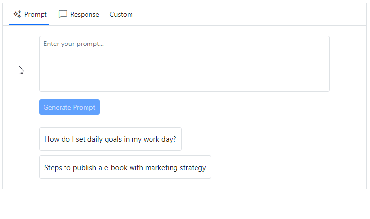 Vue AI AssistView custom views