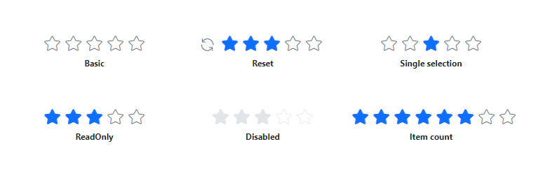 Vue Rating component