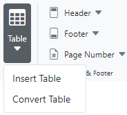 Vue Ribbon dropdown button item