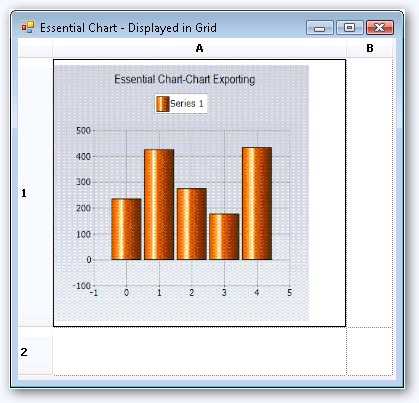 WinForms Chart exported to a cell in grid control