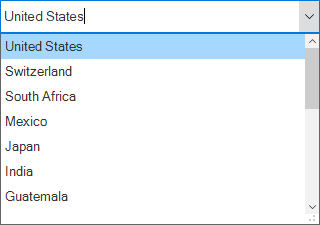 winforms combobox shows sorted data in descening order
