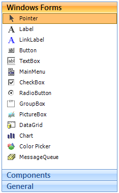 Windows Forms Outlook style navigation pane office 2007 theme