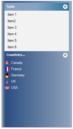 Windows Forms XP style navigation pane