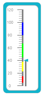 Windows Forms linear gauge orientation