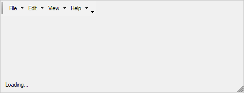 Status bar in Windows Forms mainframe bar manager