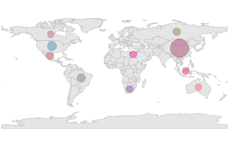 WinForms Map with bubble color customization.