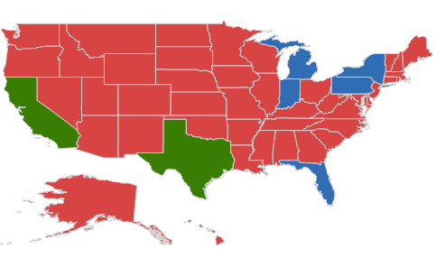 WinForms Map with equal color mapping support.