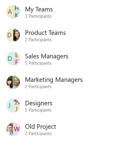 WinUI AvatarView with group view content