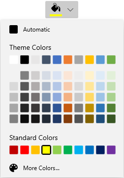 Custom Header in WinUI Dropdown Color Palette