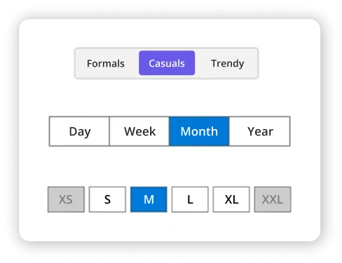 WinUI Segmented Control Banner