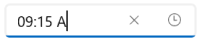 WinUI Time Picker Editing
