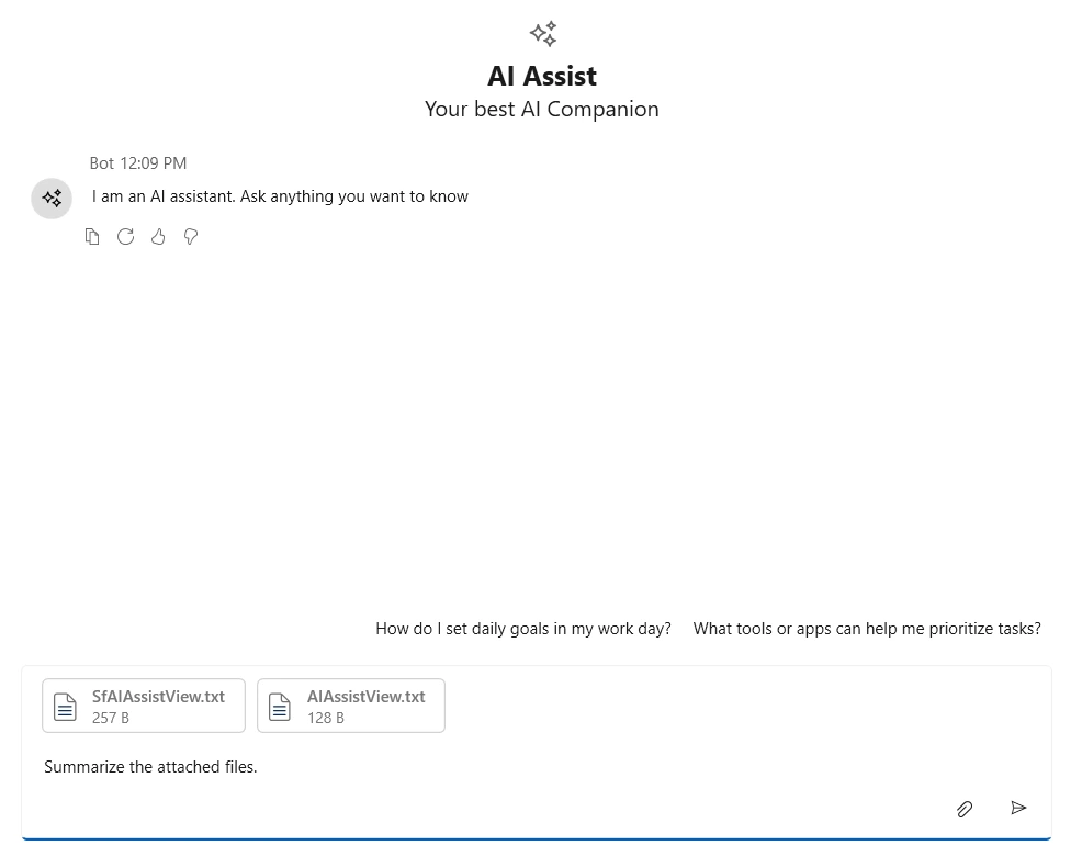 WPF AI AssistView input toolbar header template