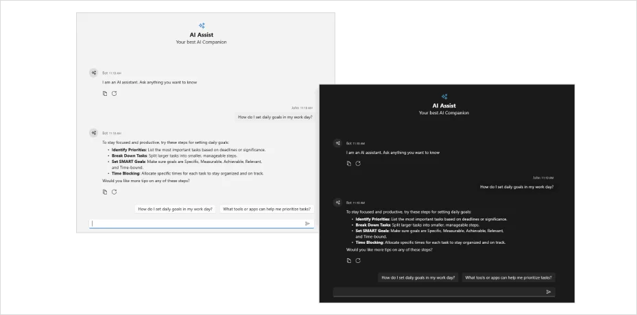 WPF AI AssistView Themes