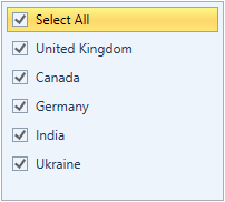 office2010 blue style applied to wpf CheckedListBox control