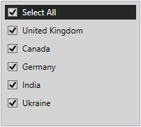 office2016 dark gray style applied to wpf CheckedListBox control