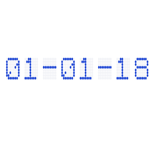 WPF digital gauge showing customized character spacing support