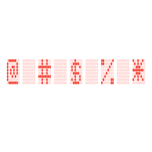 WPF Digital Gauge showing special characters