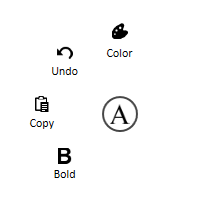 Radial Menu showing segmentation support.